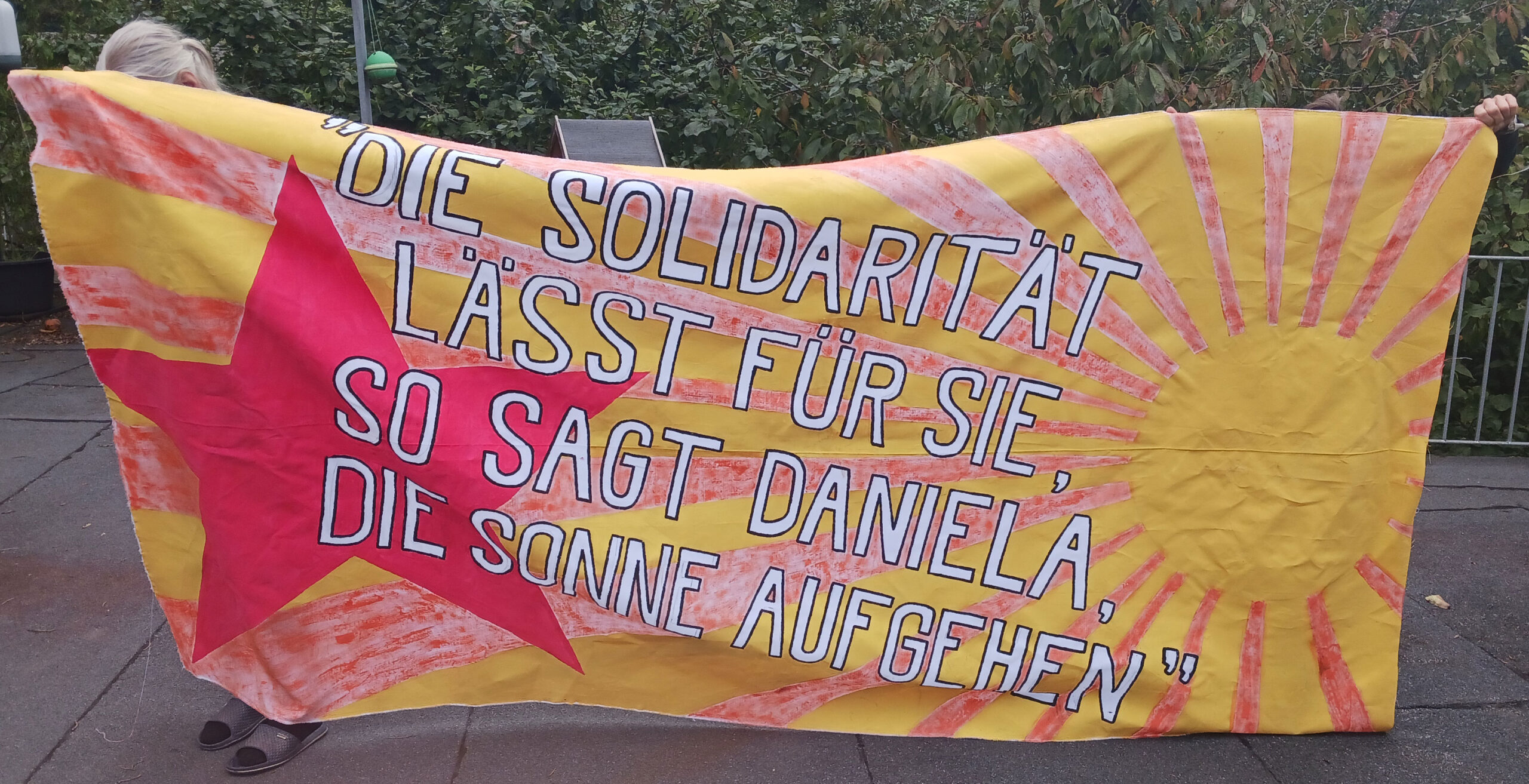 Solidarisch mit Daniela
